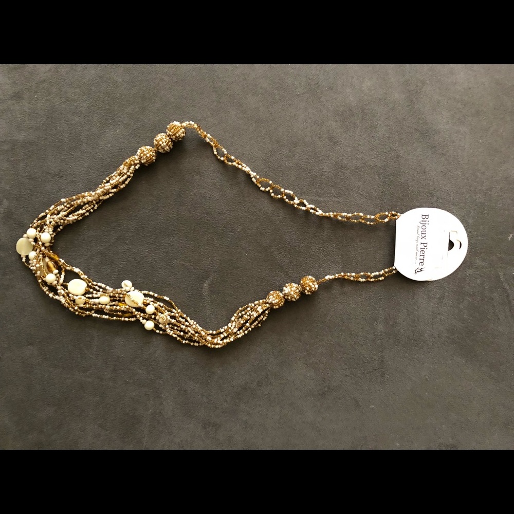 Handmade precious stone necklace